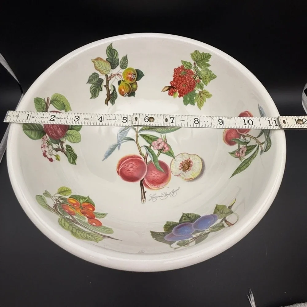 Vtg Portmeirion Pomona Fruit Salad Pasta Serving Bowl 11.5